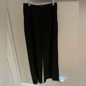 Black Micas Wide Leg Dress Pants